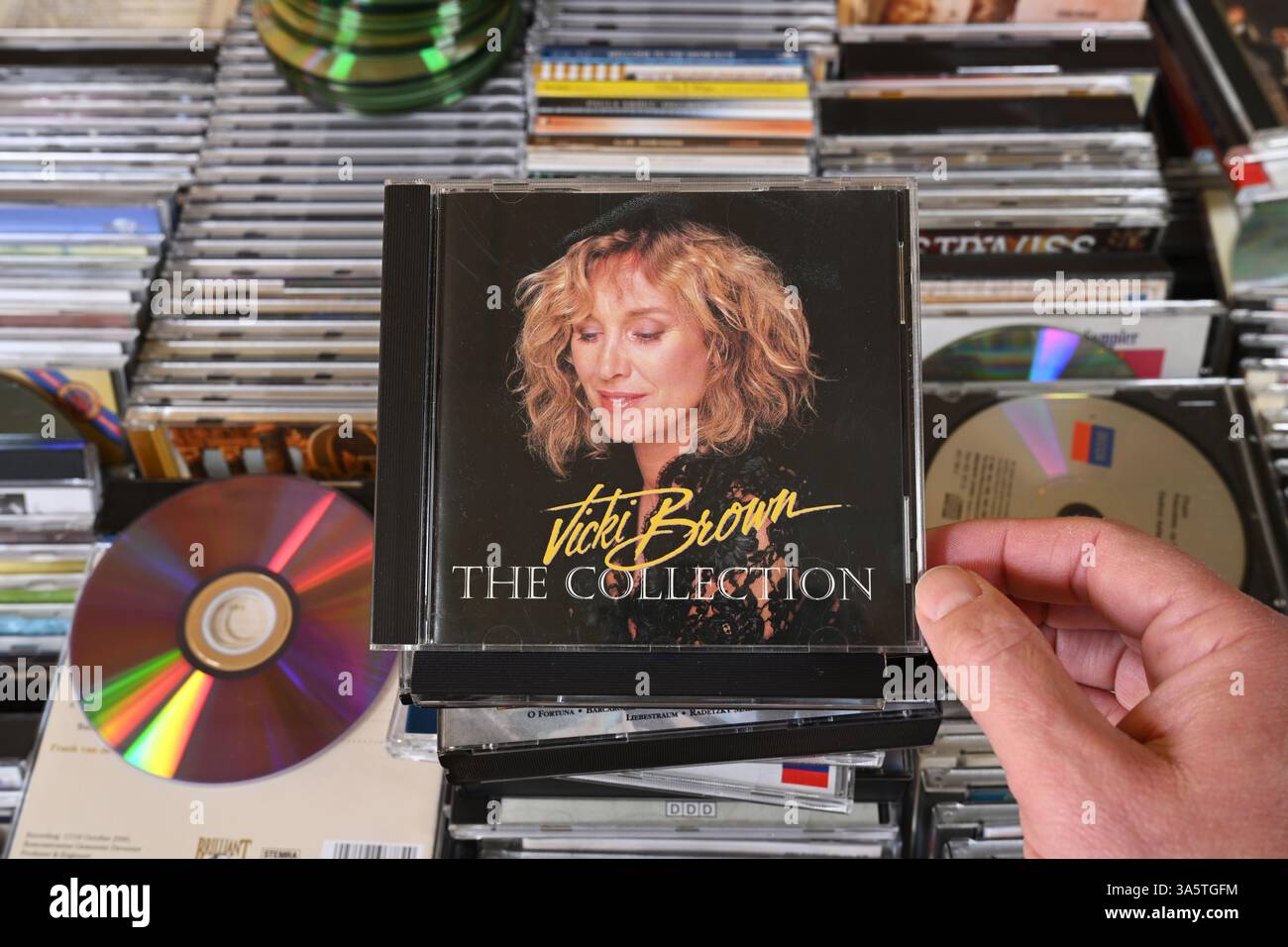 CD-Album: Vicki Brown - Die Sammlung Stockfoto