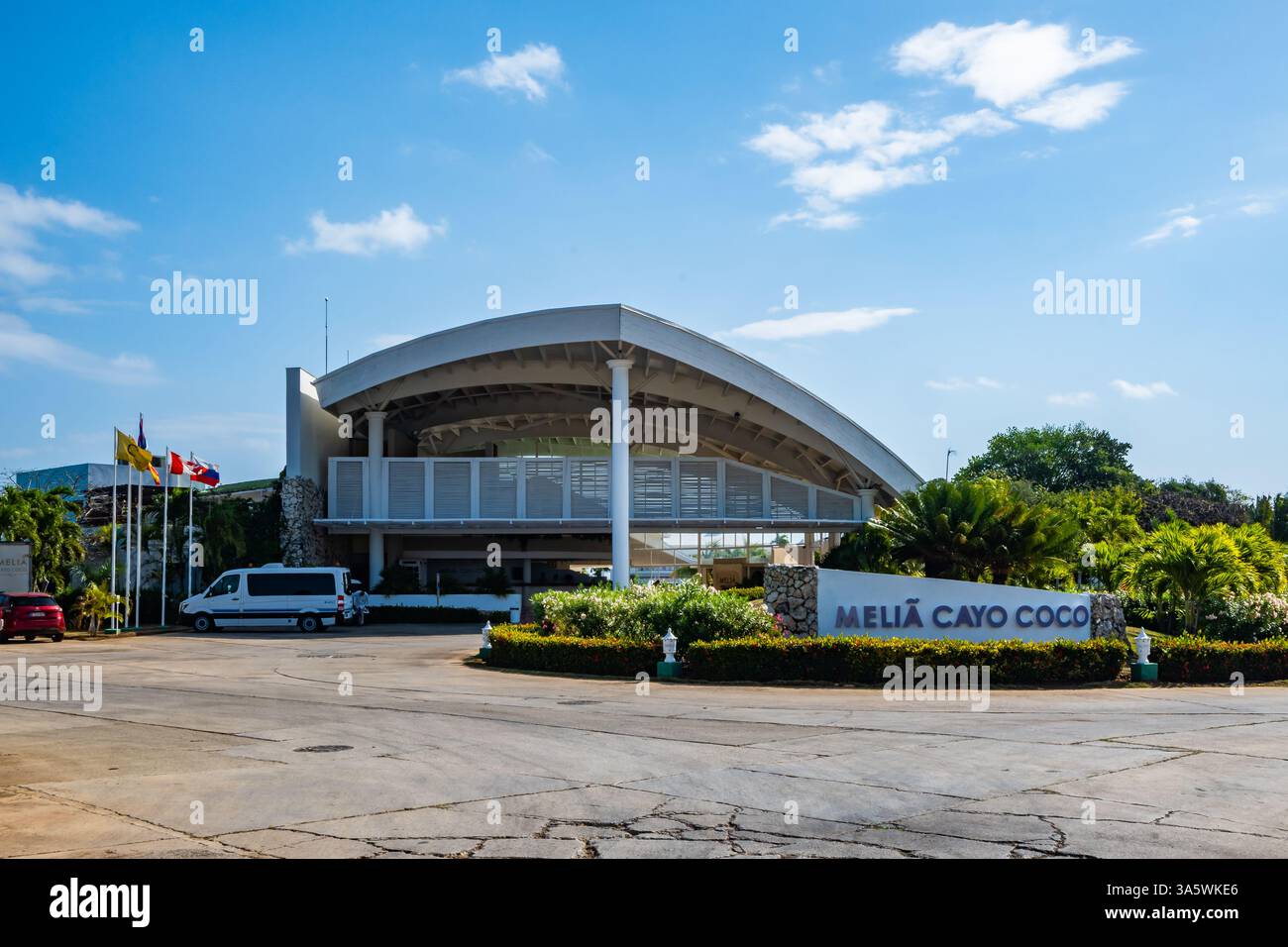 Ein Luxusresort an Cayo Coco, der Nordküste der Insel. Kuba. Stockfoto