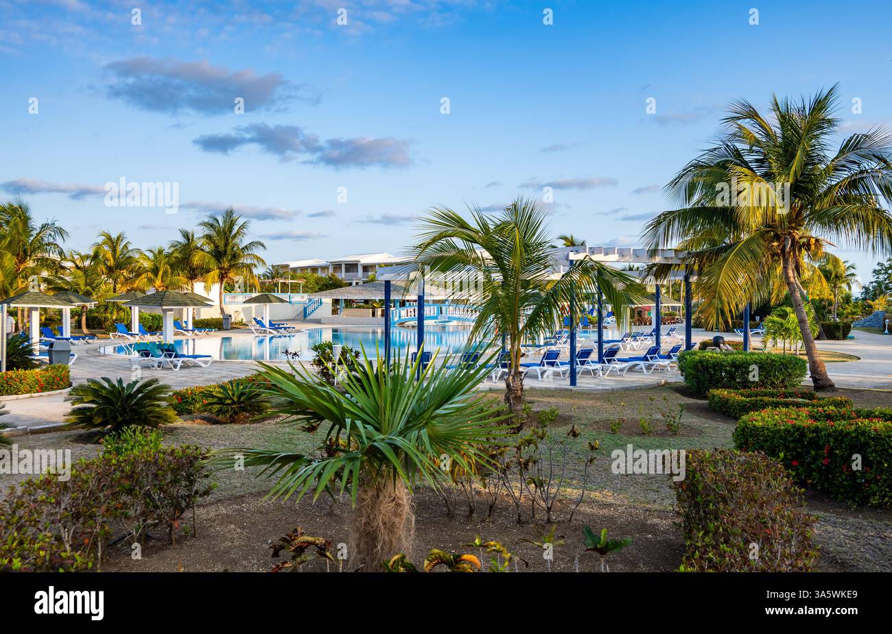 Ein Luxusresort an Cayo Coco, der Nordküste der Insel. Kuba. Stockfoto
