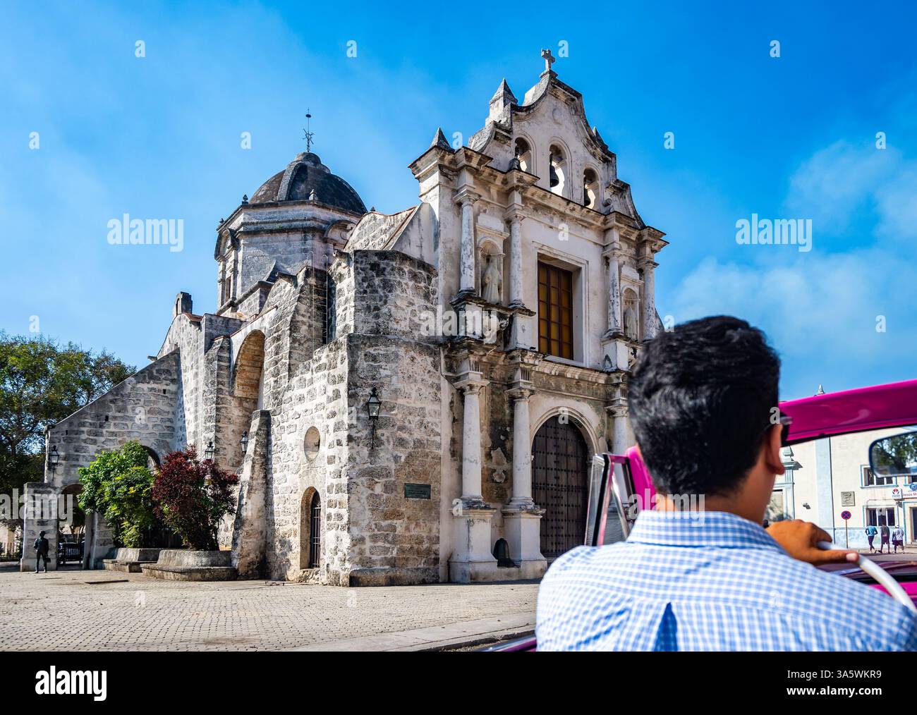 Historische Iglesia de San Francisco de Paula oder Kirche San Francisco de Paula im Centro Havana, Kuba. Stockfoto
