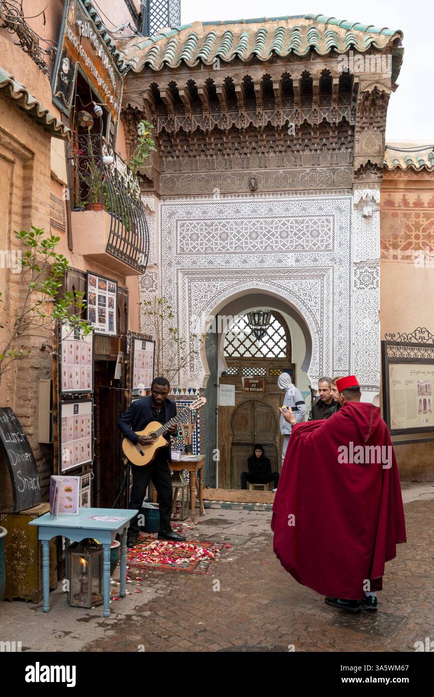 Afrika, Marokko, Marrakesch, Strassenszene Stockfoto