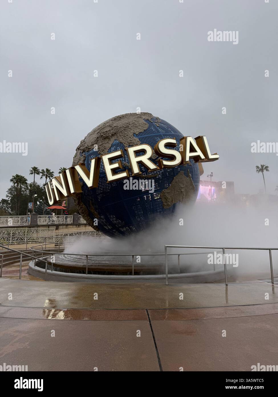 Themenparks in Florida, USA - Smartphone-aufgenommenes Stockfoto