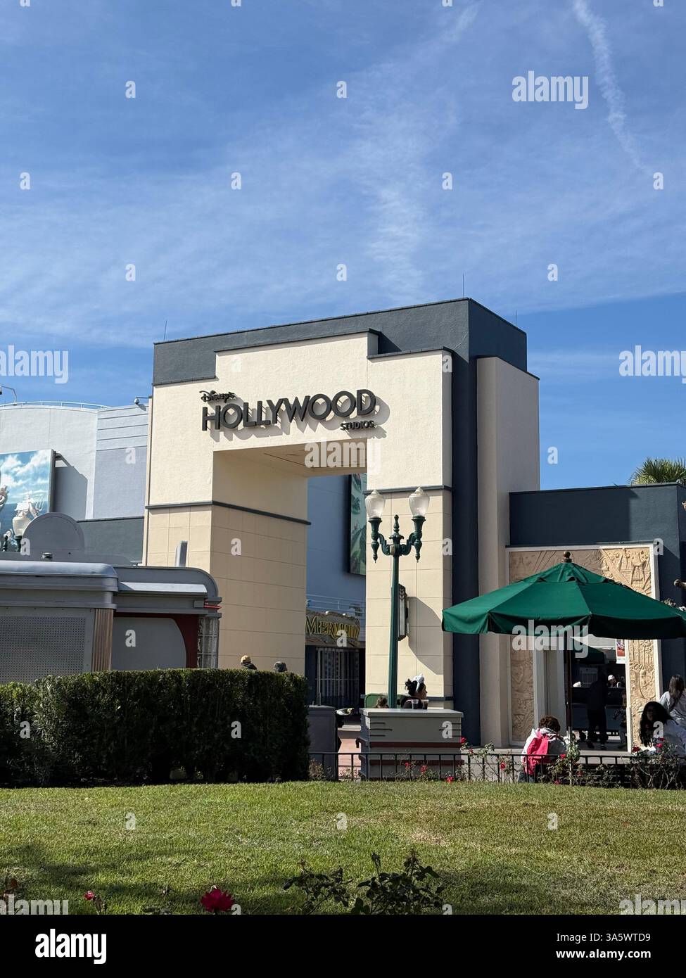 Themenparks in Florida, USA - Smartphone-aufgenommenes Stockfoto