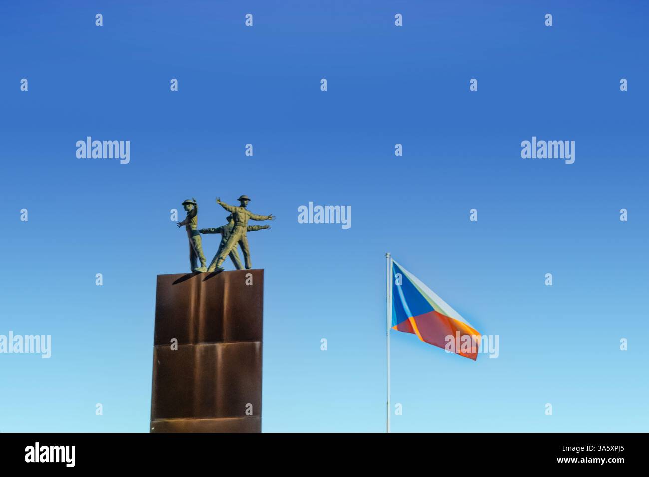 TSCHECHISCHE REPUBLIK, PRAG. Operation Anthropoid Memorial, Bezirk Liben, Prag, Tschechische republik - Ermordung des NS-Beamten Reinhard Heydrich b Stockfoto