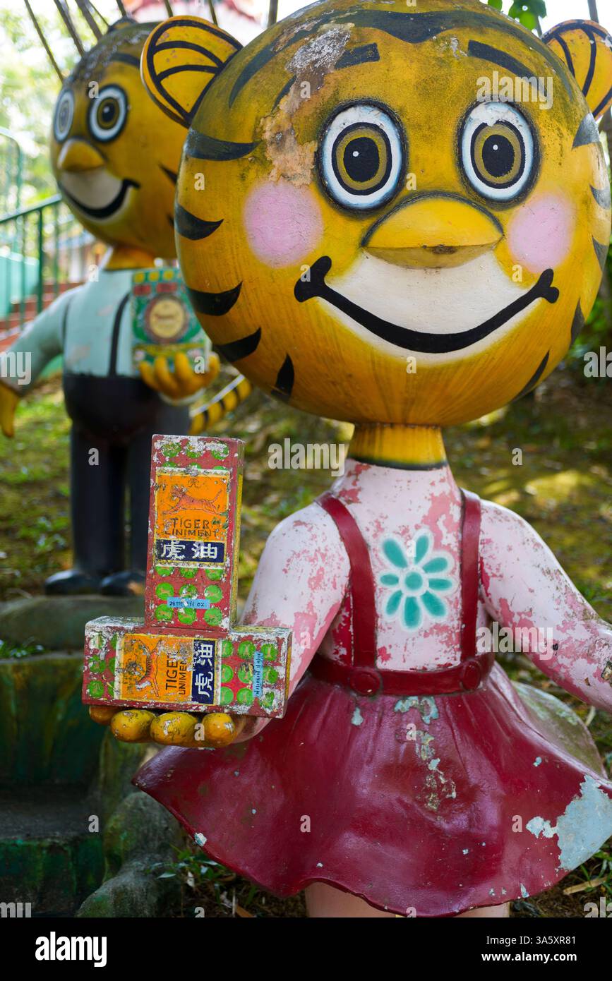 Statuen in der Haw Par Villa in Singapur, Südostasien Stockfoto