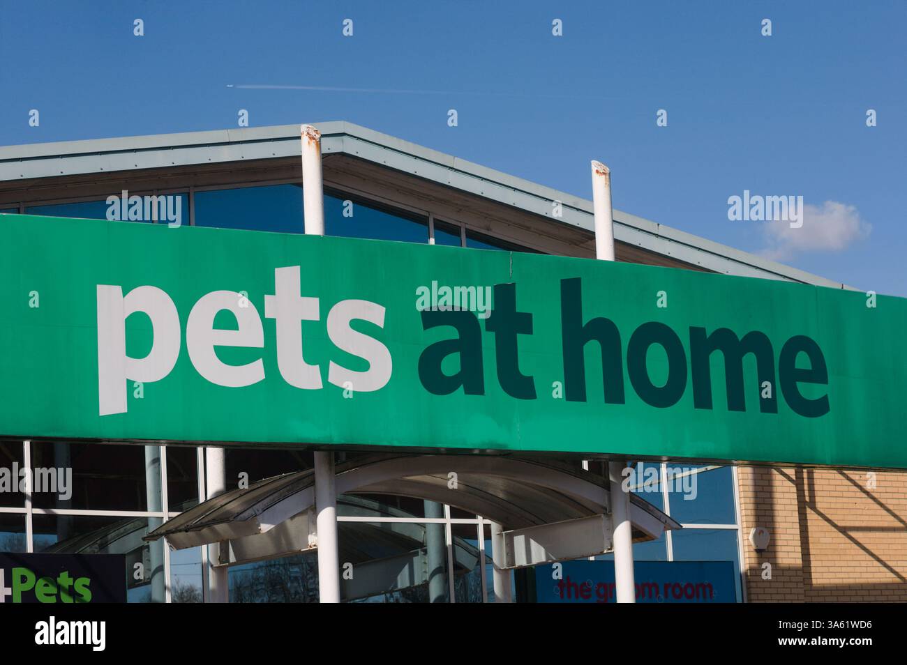 Haustiergeschäft im Glamorgan Vale Einzelhandelsgeschäft in Llantrisant Rhondda Cynon TAF Wales Stockfoto