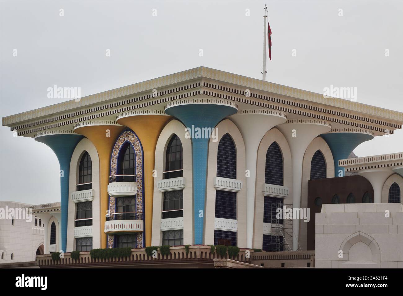 Al Alam Palace Old Muscat Oman Stockfoto