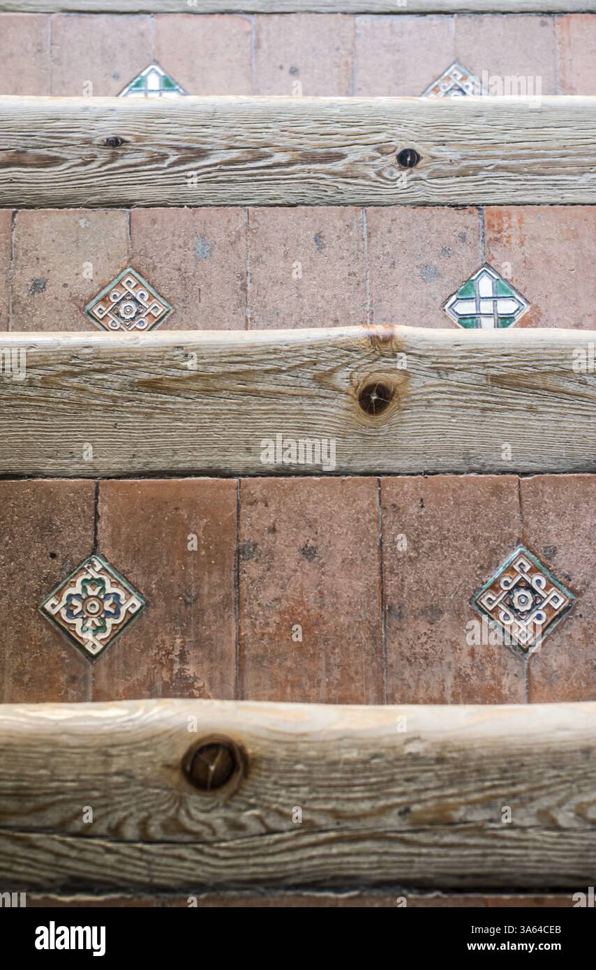 Arabische Ornamentik und Dekoration. Hintergrundbeleuchtung Stockfoto