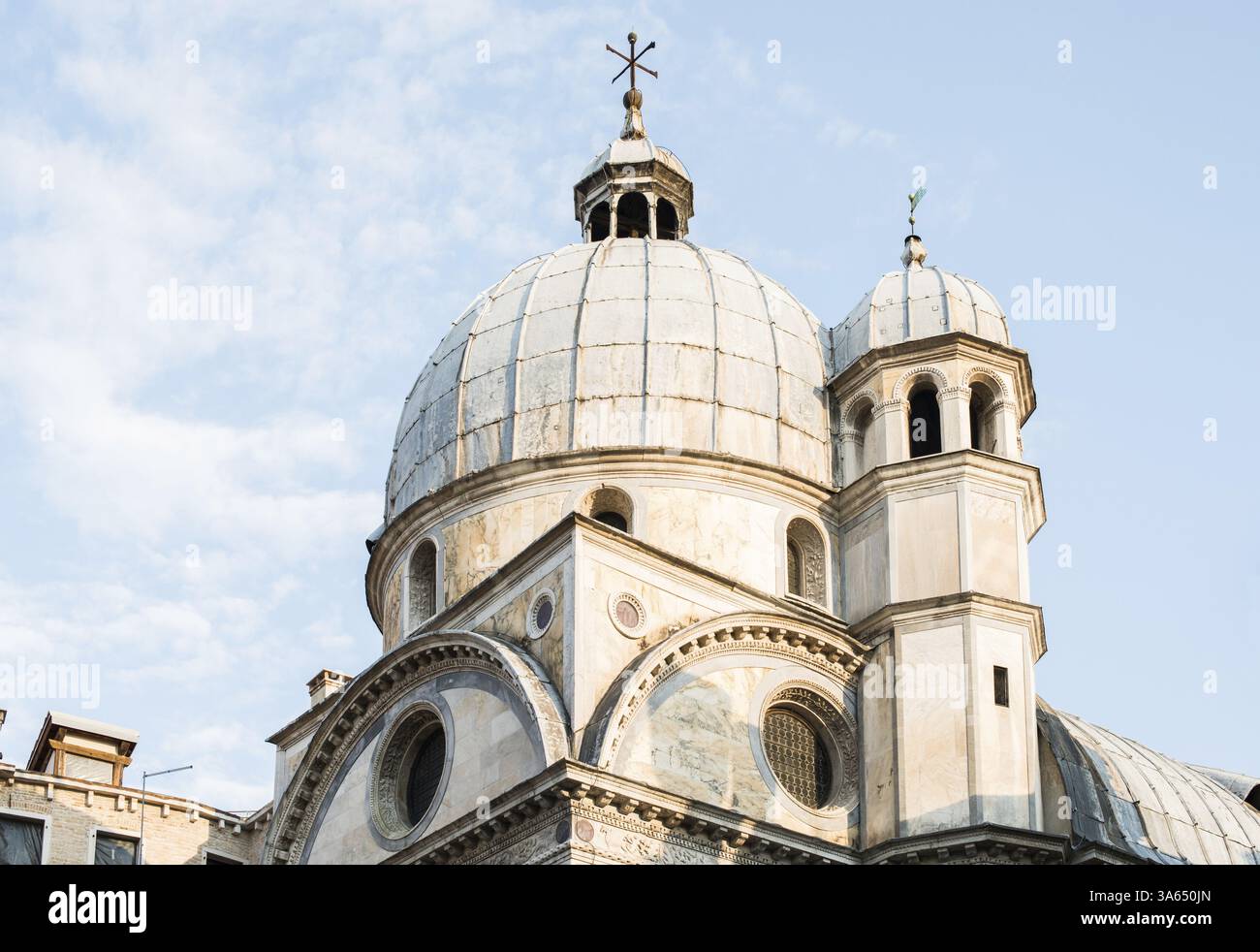 Santa Lucia-Kirche Venedig. Außen Stockfoto