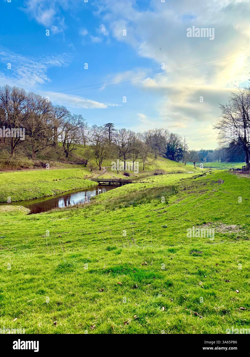 Cricket St Thomas House, Estate and Hotel, Chard, Somerset - Smartphone-aufgenommenes Stockfoto