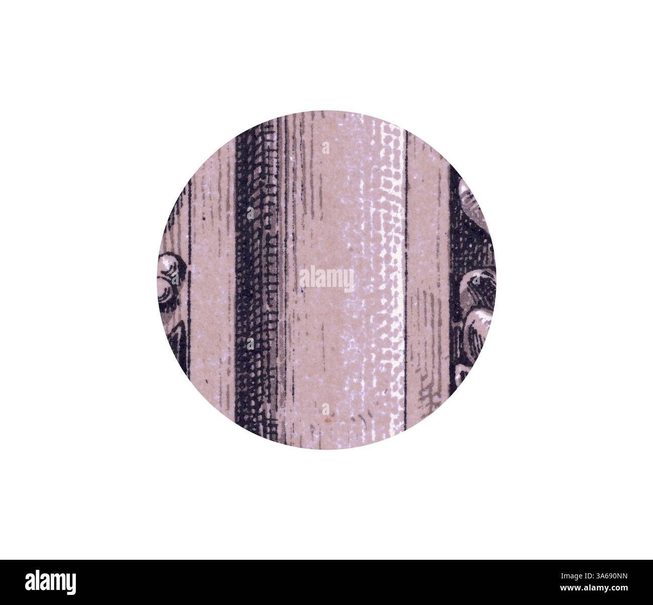 Ein kompliziertes Muster mit vertikalen Streifen und zarten Blumenmotiven sorgt für eine Vintage-Struktur. Klassische Kunst mit einem modernen Touch, das von Artotop neu interpretiert wurde und das Renaissance-Ornament verwandelt wurde Stockfoto