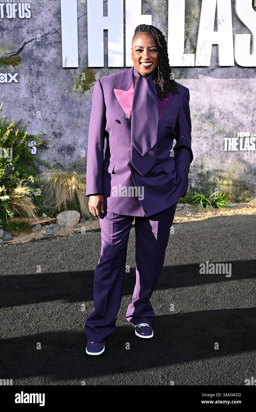 Rutina Wesley bei der Premiere der zweiten Staffel der HBO Serie The Last of US im TCL Chinese Theater. Los Angeles, 24.03.2025 *** Rutina Wesley bei der Premiere der zweiten Staffel der HBO-Serie The Last of US im TCL Chinese Theater Los Angeles, 24 03 2025 Foto:xD.xStarbuckx/xFuturexImagex Last 5325 Stockfoto