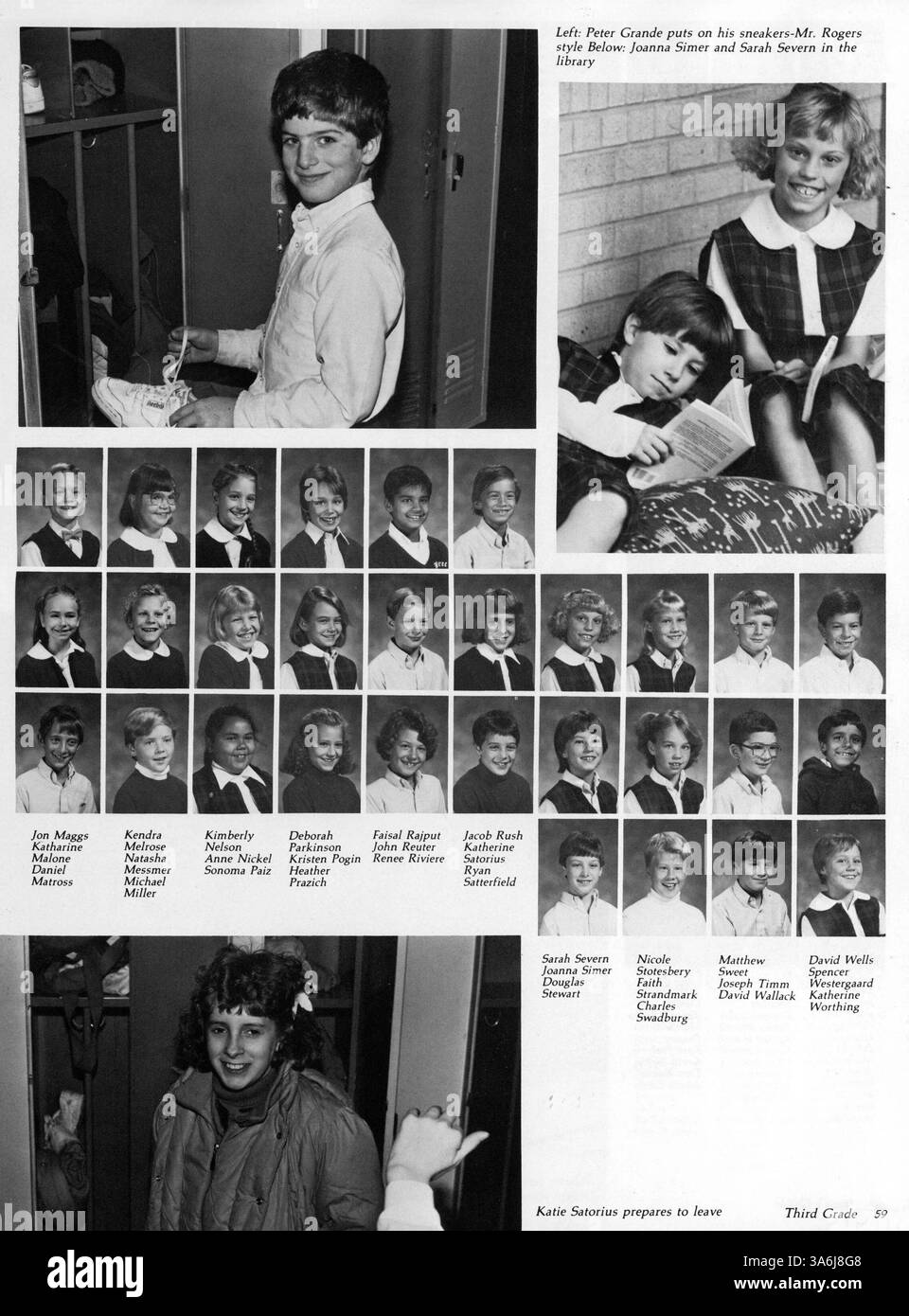 Diese Ausgabe 1987 des Breck Mustang Jahrbuchs reflektiert die Ereignisse und das Schülerleben des Schuljahres 1986-1987 und dokumentiert Sportmannschaften, Schulvereine und bedeutende akademische Leistungen. Stockfoto