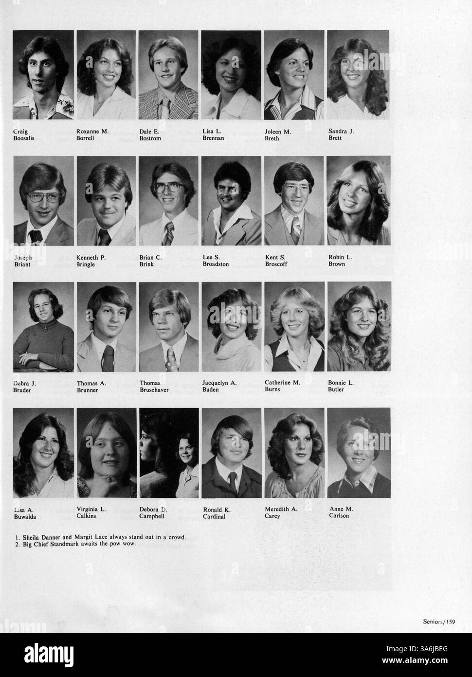Diese Ausgabe zum Silbernen Jahrestag des Aurean Yearbook von der Richfield High School 1979 beleuchtet die akademischen, sportlichen und außerschulischen Leistungen der Schüler und Dozenten im Schuljahr 1978-1979. Stockfoto