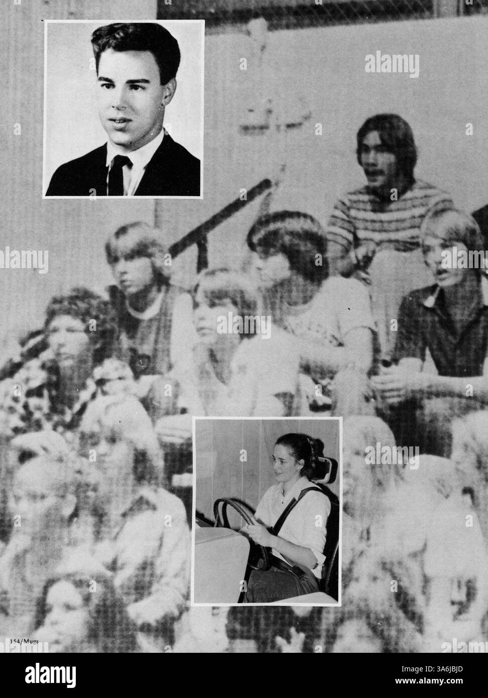 Das Jahrbuch Aurean 1979 Silver Anniversary Edition der Richfield High School dokumentiert die Ereignisse, Aktivitäten und Höhepunkte der Schüler und Lehrer aus dem akademischen Jahr 1978-1979 in Richfield, Minnesota. Stockfoto