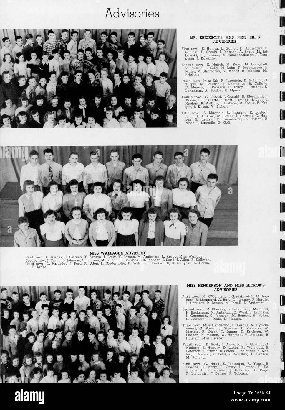 Das Jahrbuch „Wizard“ 1948 an der Edison High School dokumentiert die akademischen, sportlichen und außerschulischen Höhepunkte des Schuljahres 1947-1948. Stockfoto