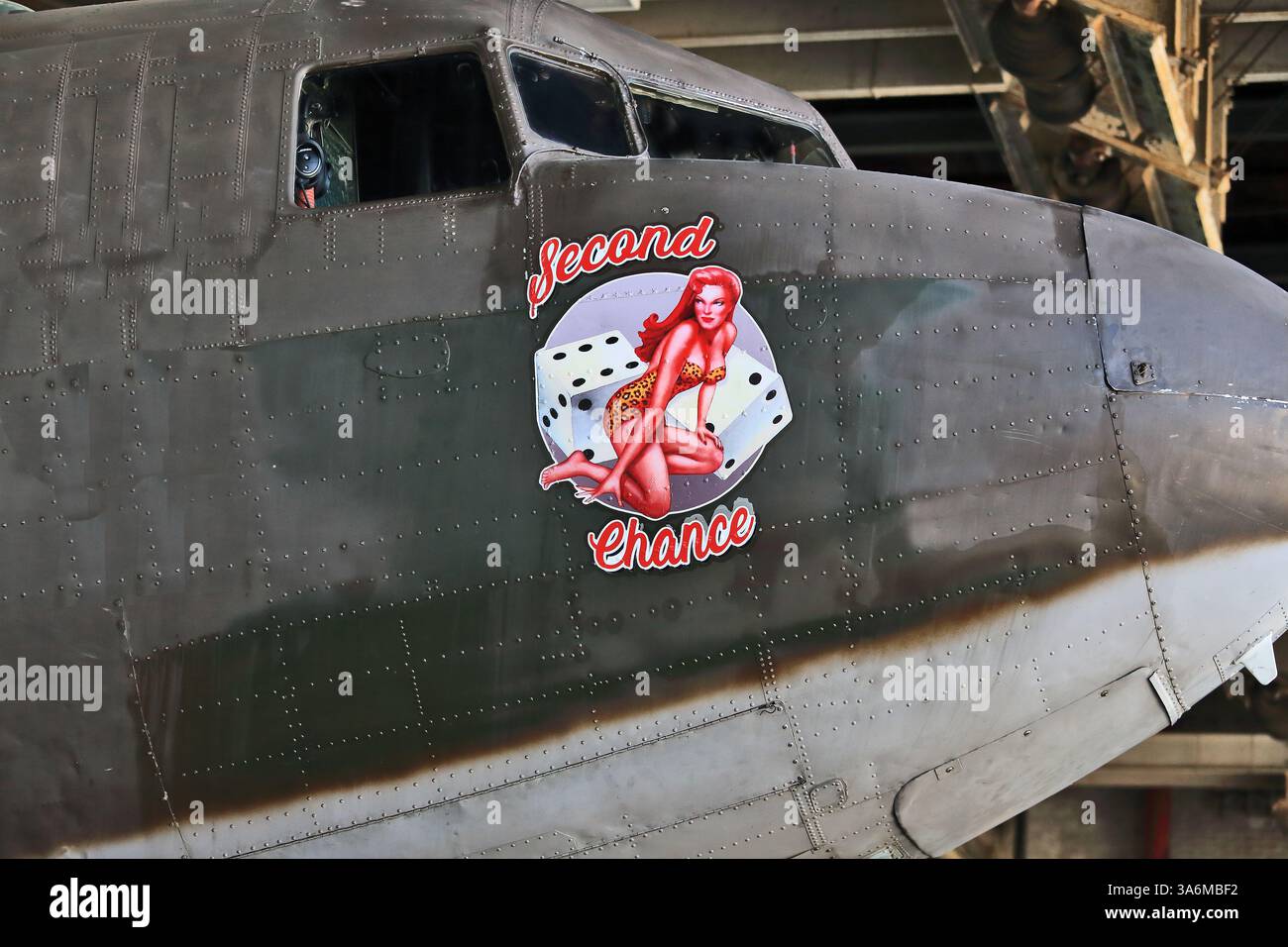 Douglas C-47 Skytrain, American Airpower Museum, Republic Airport, Farmingdale, Long Island, NY Stockfoto