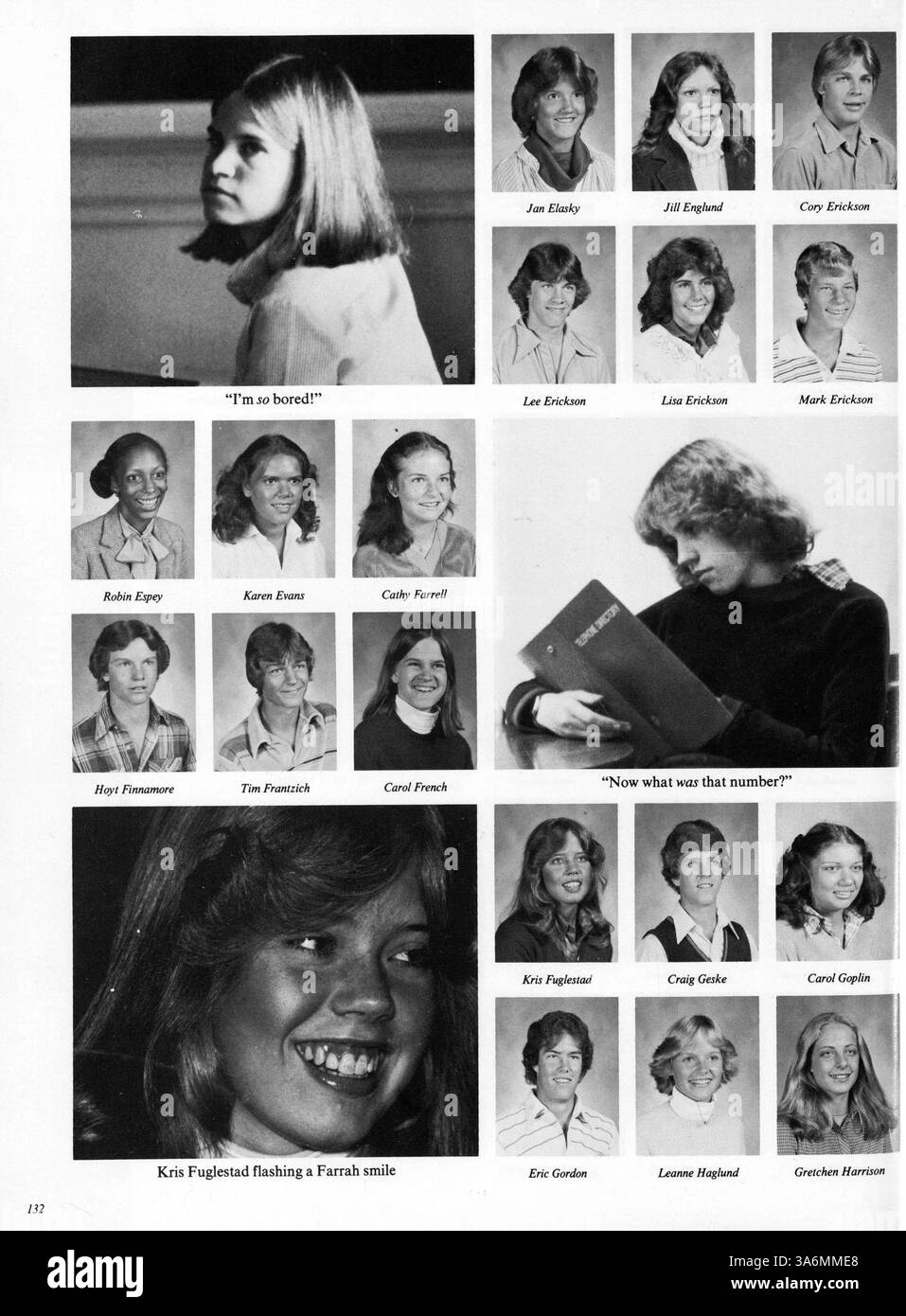 Das Geweih Jahrbuch 1980 von der Minnehaha Academy enthält Dokumentation des Schuljahres 1979-1980, das Schüler, Lehrer, Leichtathletik, Vereine, und andere wichtige Ereignisse. Die Seiten 55, 56 und 59-62 fehlen. Stockfoto