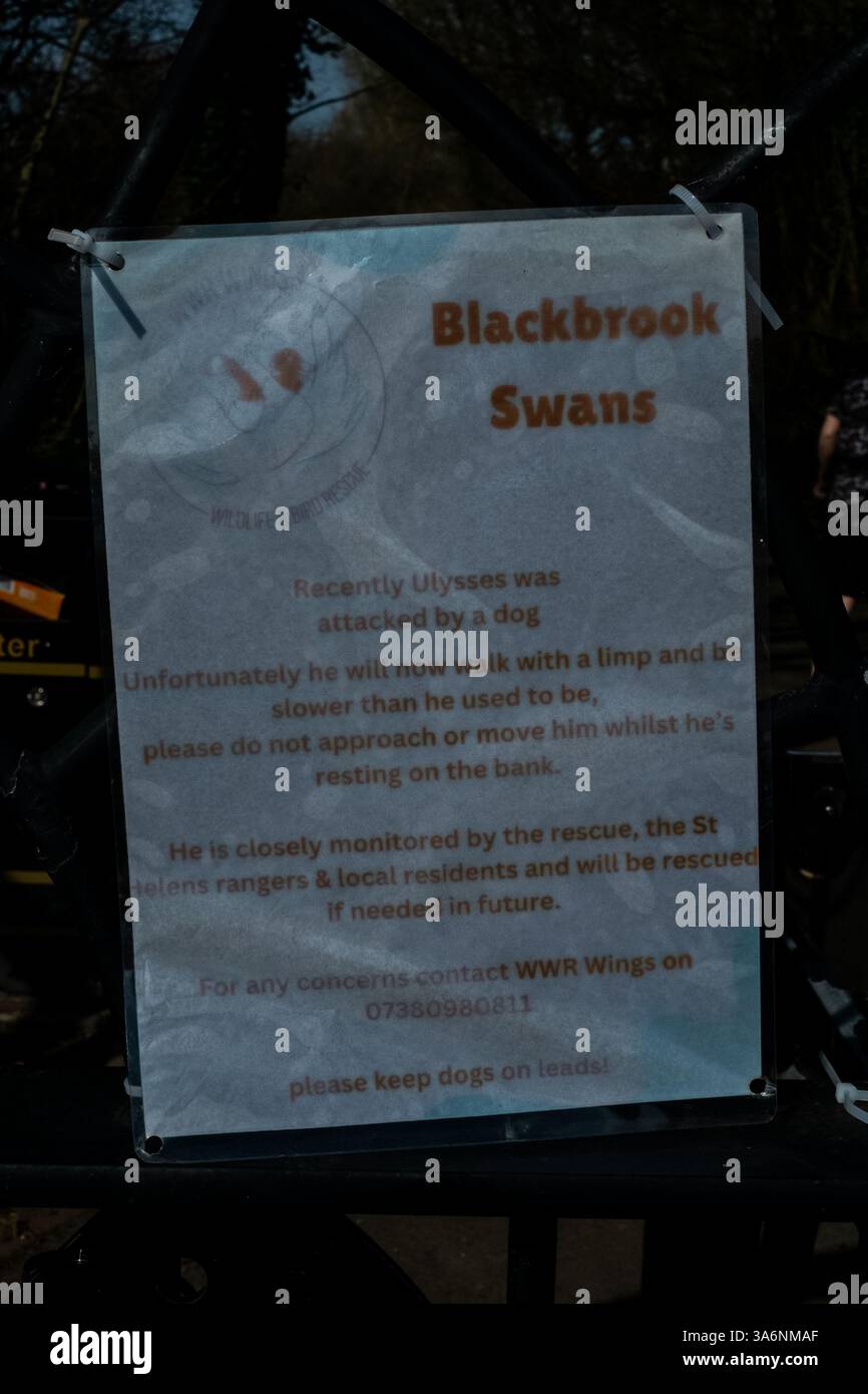 Blackbrook, St. Helens Stockfoto