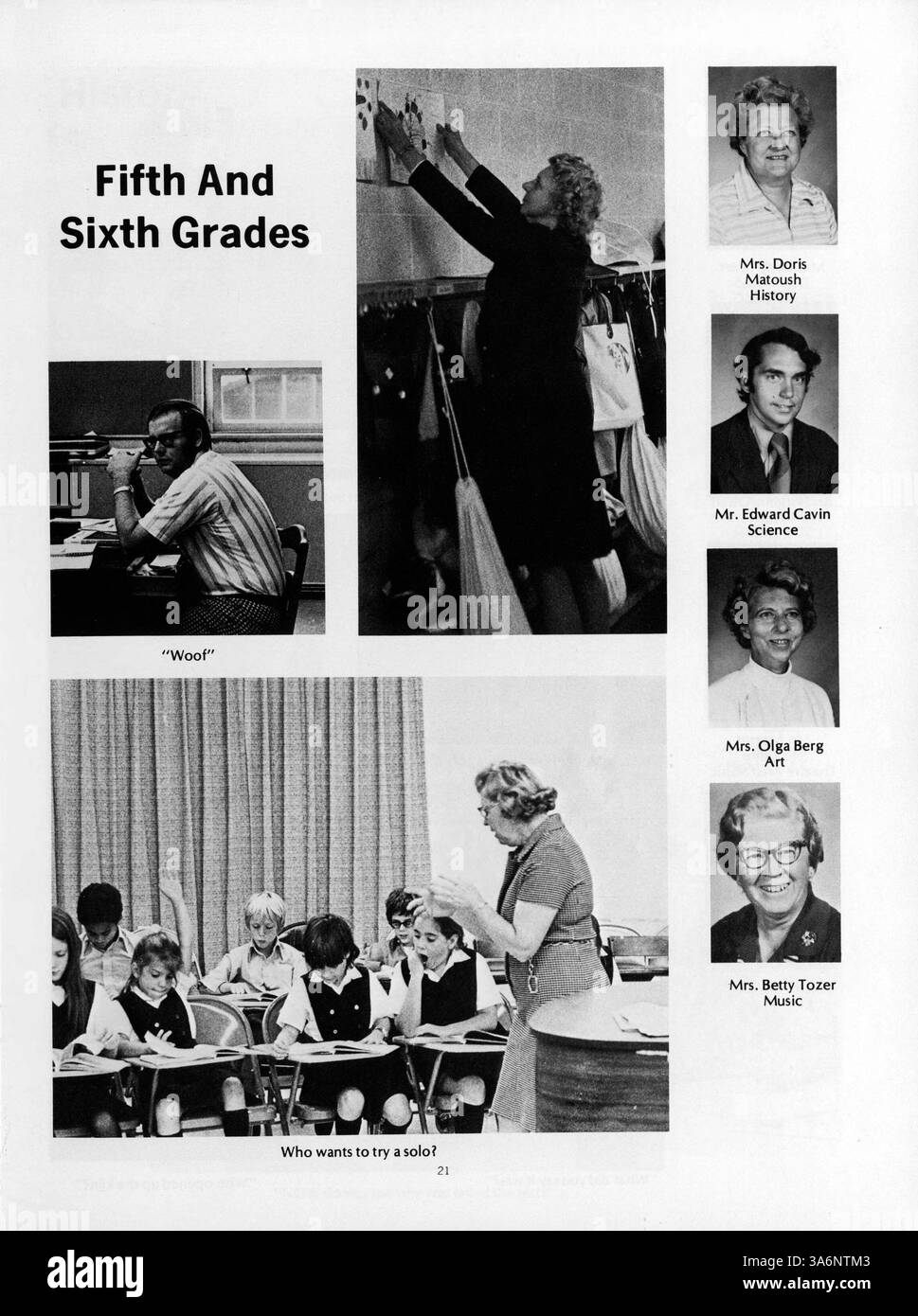 Breck Yearbook 1974, Mustang, beleuchtet bedeutende Schülerleistungen, Sportmannschaften, Vereine und unvergessliche Ereignisse des Schuljahres 1973-1974 in Breck. Stockfoto