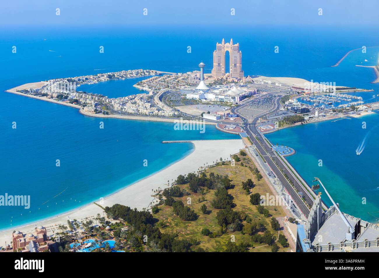 Rixos Marina Abu Dhabi in Abu Dhabi, Vereinigte Arabische Emirate Stockfoto