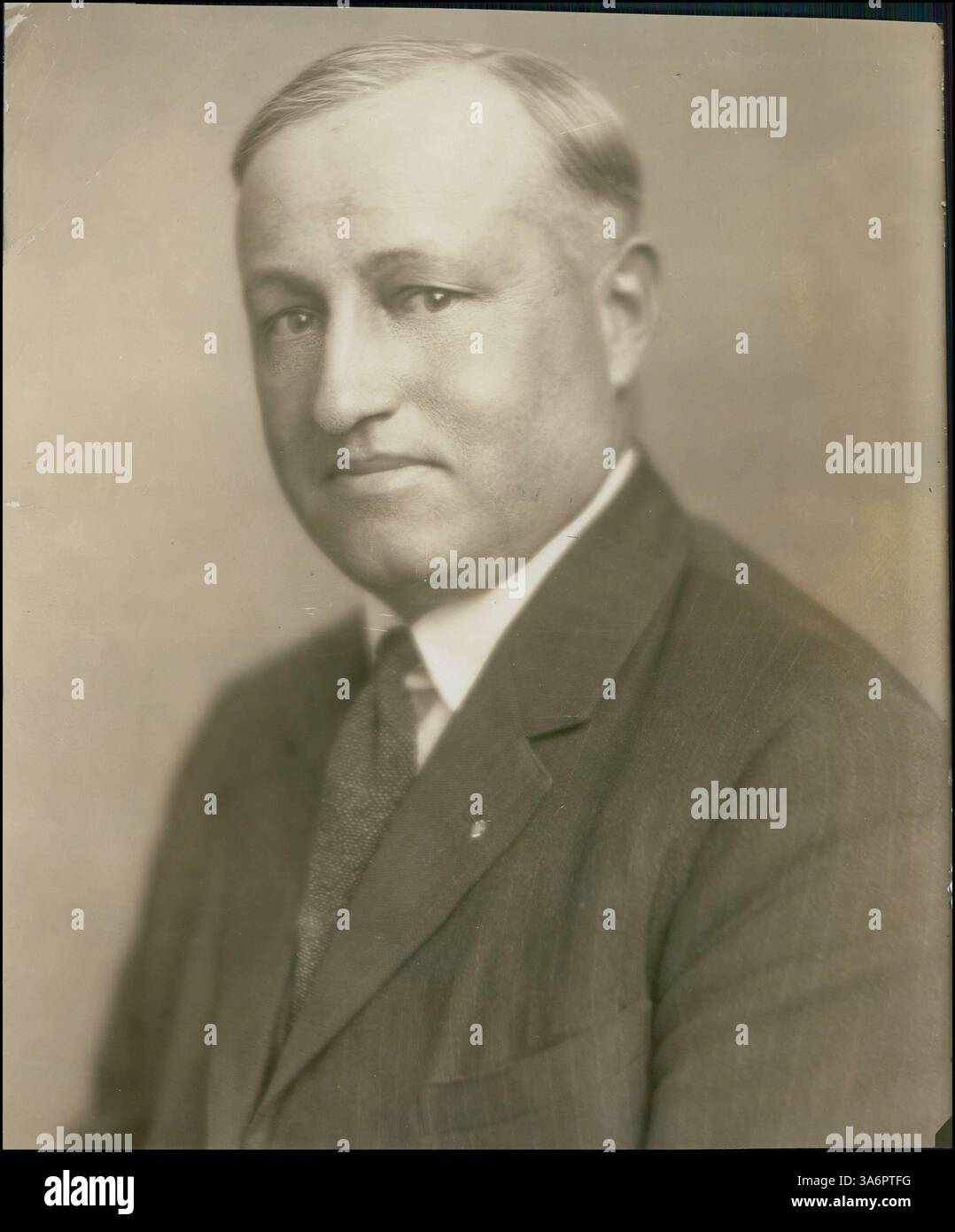 P. J. Goergen war Vorarbeiter bei der Ford Motor Company und spielte eine Rolle in der Automobilherstellung und -Produktion. Stockfoto