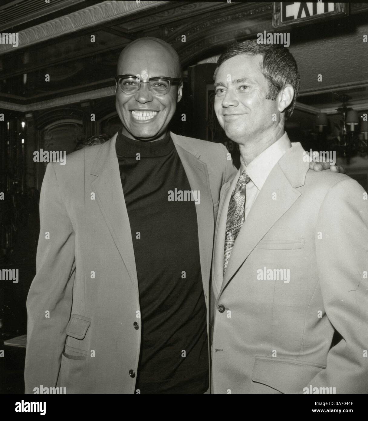 15. SEPTEMBER 2003: JAMES EARL JONES UND LARRY TURMAN. TOLLE WEISSE HOPE PARTY. NATE CUTLER/(Bild: © Globe Photos/ZUMAPRESS.com) Stockfoto