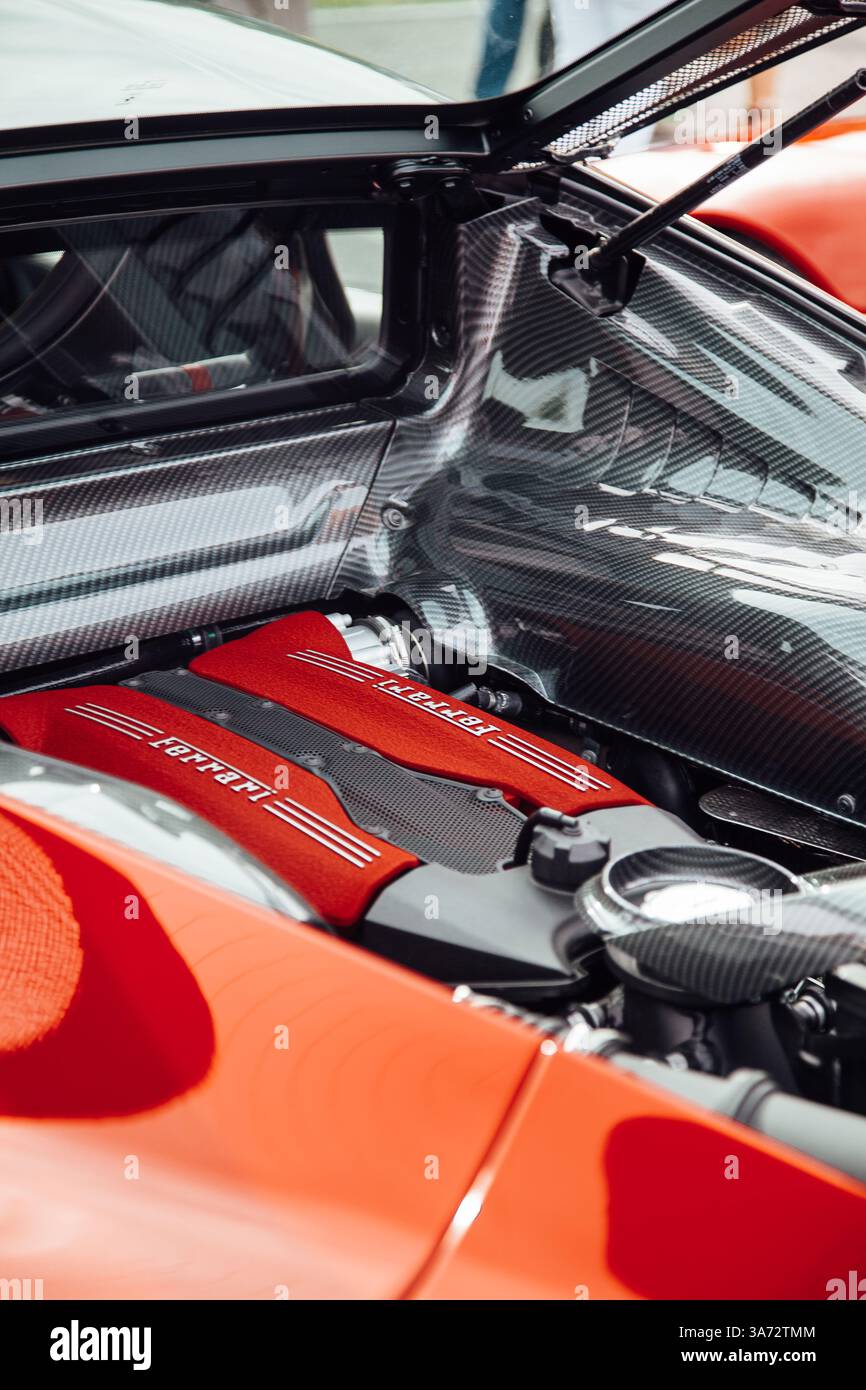 Ferrari 488 Pista Stockfoto