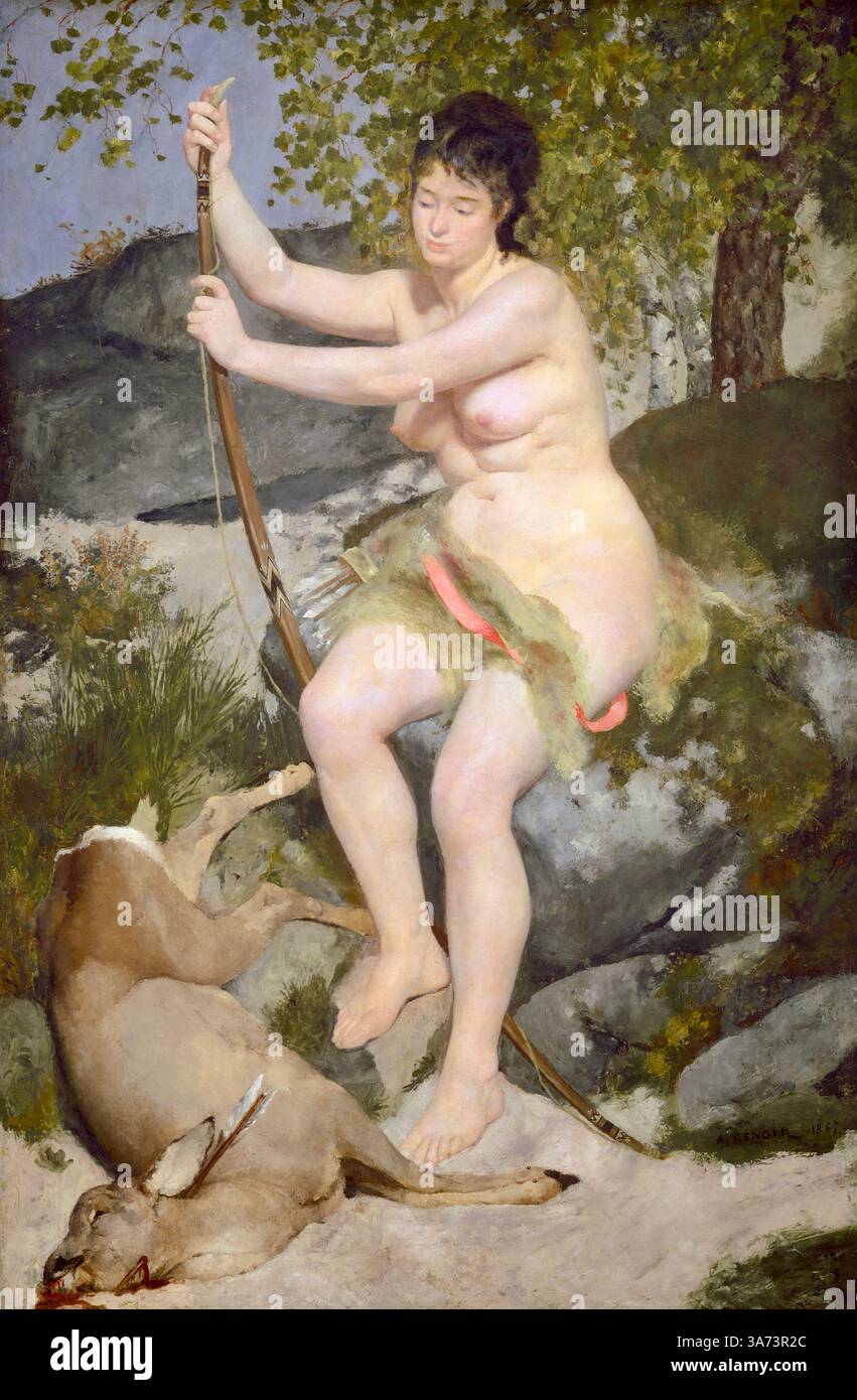 Auguste Renoir - Diana - 1867 Stockfoto