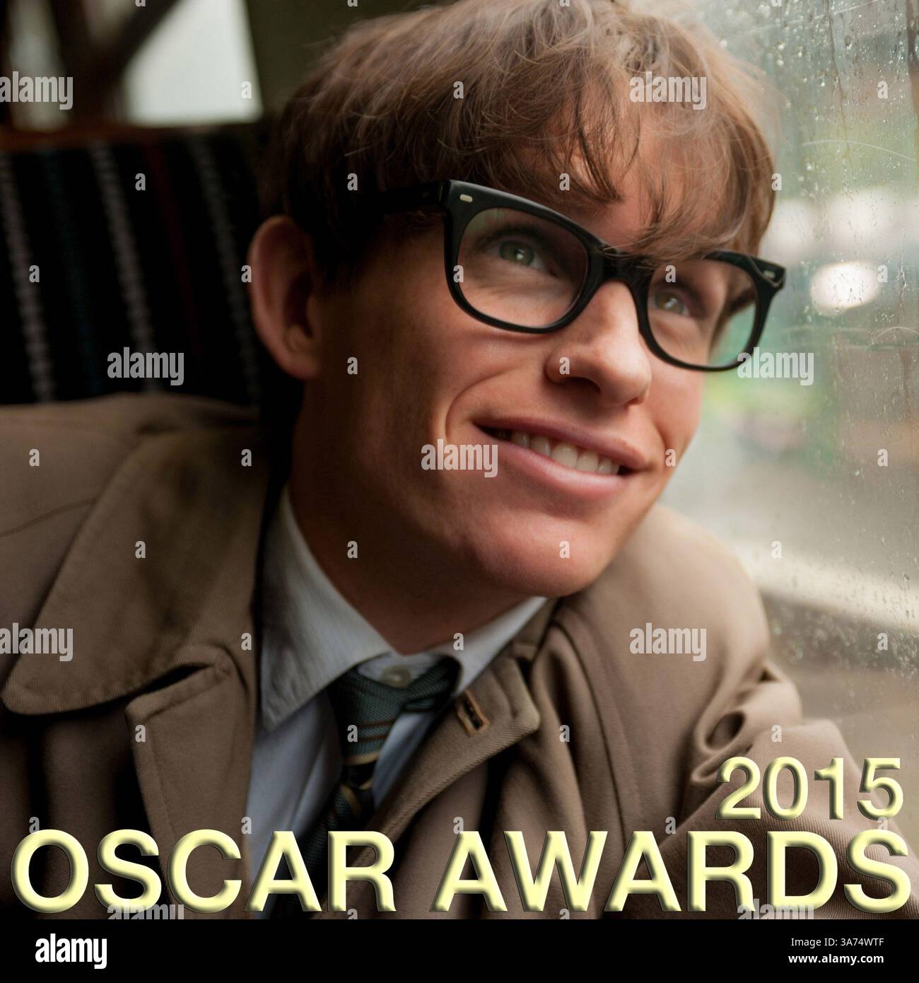 Academy Awards 2015. Die Academy Awards finden am Sonntag, 22. Februar 2015 statt – IM BILD: OKTOBER 2013: EDDIE REDMAYNE als Stephen Hawking in The Theory of Everything, Academy Award Best Picture Nomination. Der Film zeigt die Beziehung zwischen dem berühmten Physiker Stephen Hawking und seiner Frau. (Foto: © Focus Features/Entertainment Pictures/ZUMAPRESS.com) Stockfoto