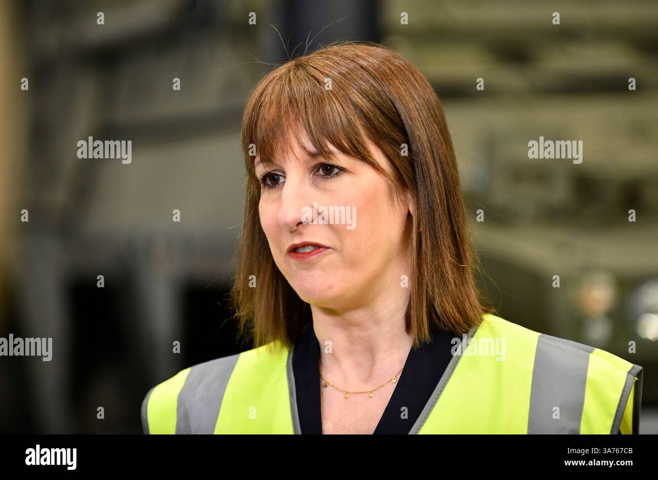 Der Rt Hon Rachel Reeves Abgeordnete, Kanzler der Finanzverwaltung. Stockfoto