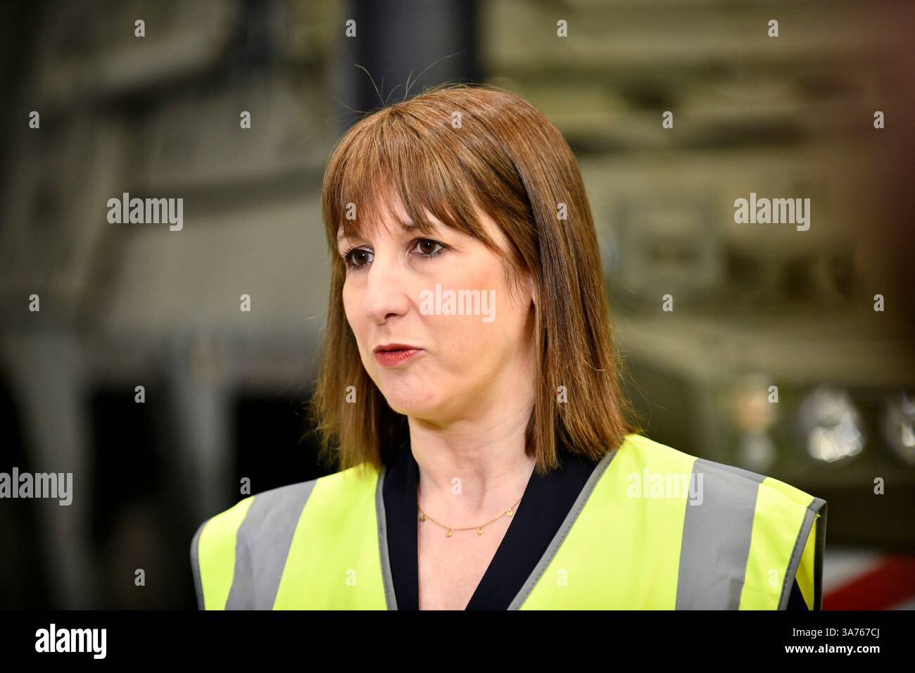 Der Rt Hon Rachel Reeves Abgeordnete, Kanzler der Finanzverwaltung. Stockfoto