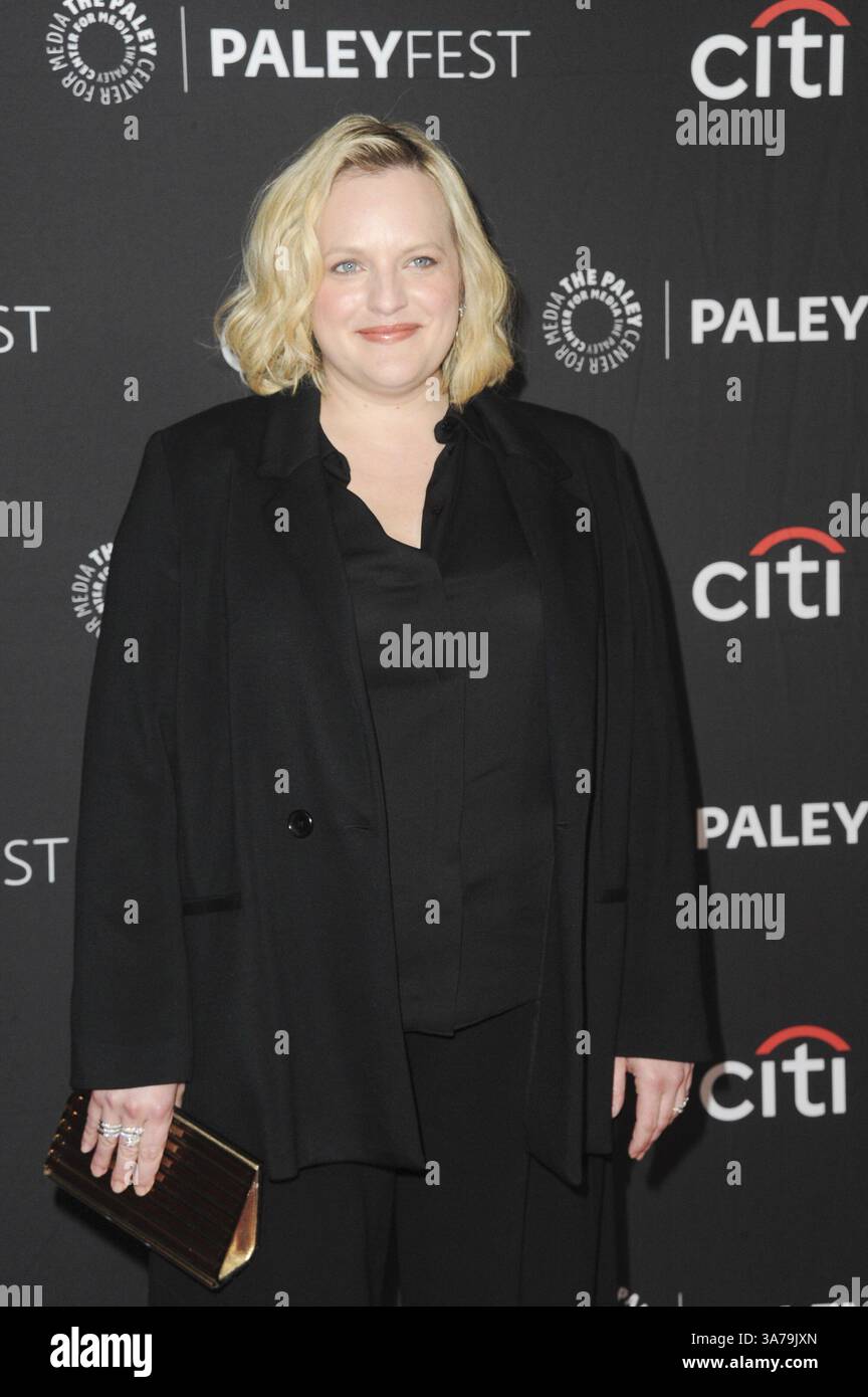 CA. 26. März 2025. Elisabeth Moss at Arrivals for THE HANDMAID's STORY at PaleyFest LA, Dolby Theater in Hollywood, Los Angeles, CA, 26. März 2025. Quelle: Elizabeth Goodenough/Everett Collection/Alamy Live News Stockfoto