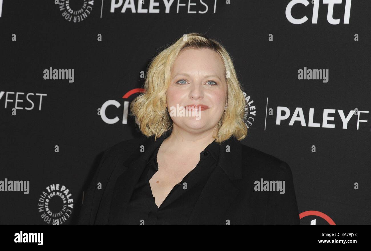 CA. 26. März 2025. Elisabeth Moss at Arrivals for THE HANDMAID's STORY at PaleyFest LA, Dolby Theater in Hollywood, Los Angeles, CA, 26. März 2025. Quelle: Elizabeth Goodenough/Everett Collection/Alamy Live News Stockfoto