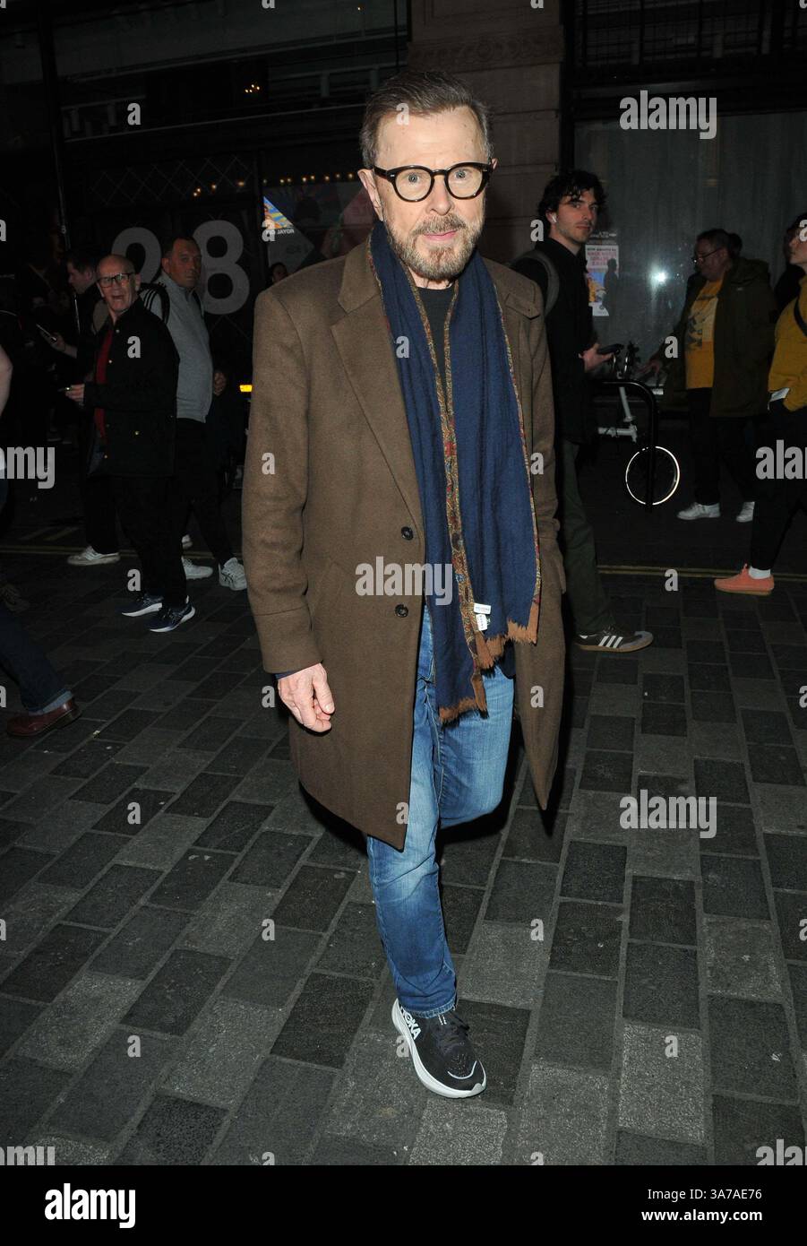 London, Großbritannien. März 2025. Bjorn Ulvaeus beim „an Evening with Elton John and Brandi Carlisle“ One Off London Auftritt, dem London Palladium, Argyll Street, am Mittwoch, den 26. März 2025 in London, England, Großbritannien. CAP/CAN © CAN/Capital Pictures Credit: Capital Pictures/Alamy Live News Stockfoto