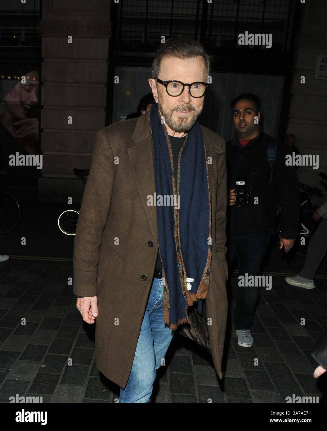 London, Großbritannien. März 2025. Bjorn Ulvaeus beim „an Evening with Elton John and Brandi Carlisle“ One Off London Auftritt, dem London Palladium, Argyll Street, am Mittwoch, den 26. März 2025 in London, England, Großbritannien. CAP/CAN © CAN/Capital Pictures Credit: Capital Pictures/Alamy Live News Stockfoto