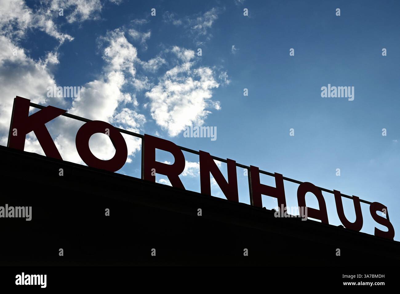 Kornhaus Restaurant an der Elbe, Dessau, Sachsen-Anhalt, Deutschland Stockfoto