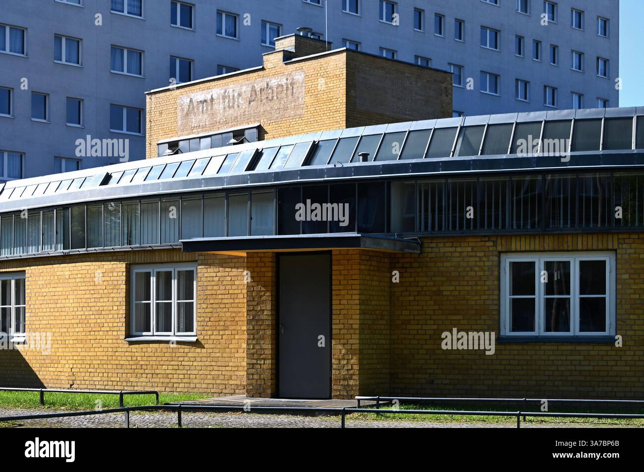 Historisches Arbeitsamt, Dessau, Sachsen-Anhalt, Deutschland Stockfoto
