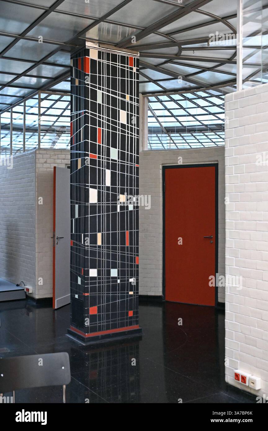 Historisches Arbeitsamt, Dessau, Sachsen-Anhalt, Deutschland Stockfoto