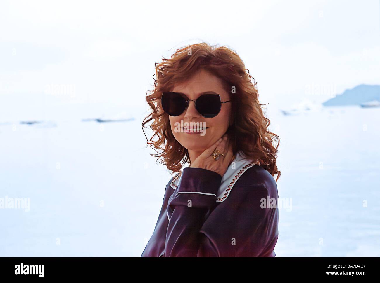 Hollywood-Star Susan Sarandon bei einer Vorführung ihres Films Thelma & Louise on the Beach während des Filmfestivals von Cannes, präsentiert von L'Oréal Paris 2017. Stockfoto