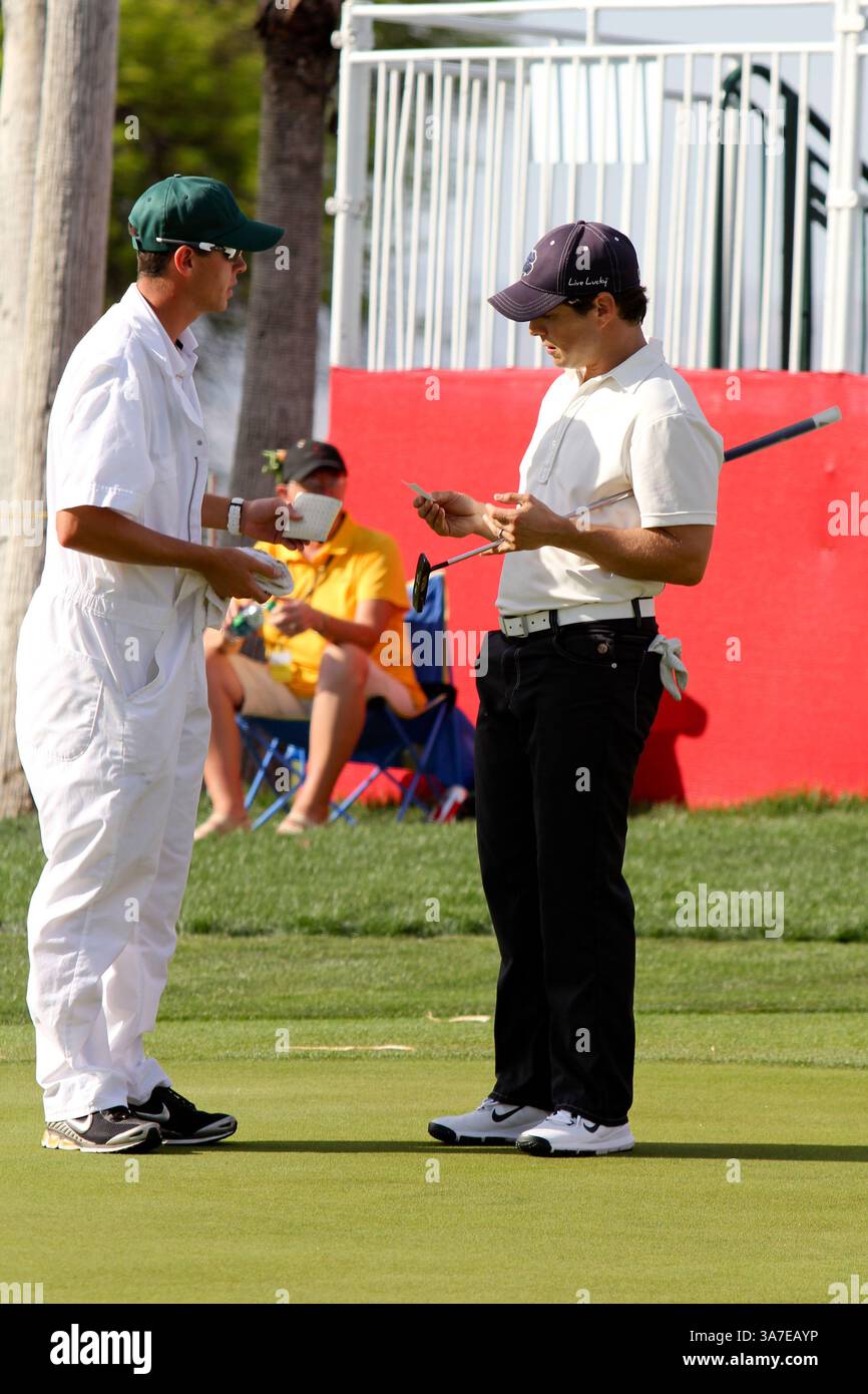 April 2013 - Rancho Mirage, Kalifornien, USA - Schauspieler SCOTT WOLF während des Proam der Kraft Nabisco Championship LPGA Golf im Mission Hills Country Club. (Bild: © Dane Andrew/ZUMAPRESS.com) Stockfoto