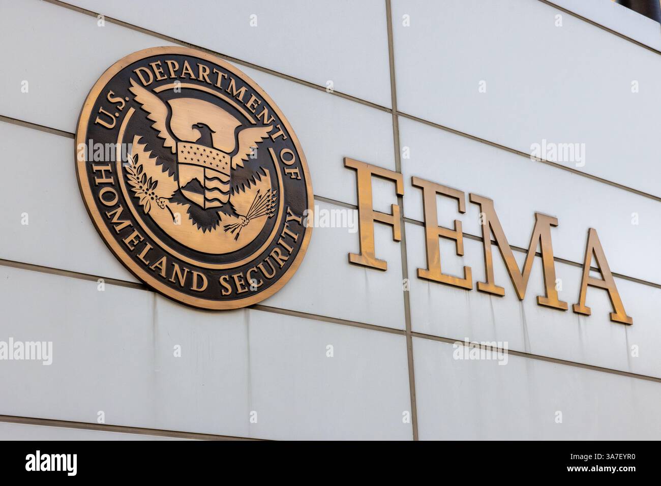 FEMA - Hauptsitz der Federal Emergency Management Agency Stockfoto