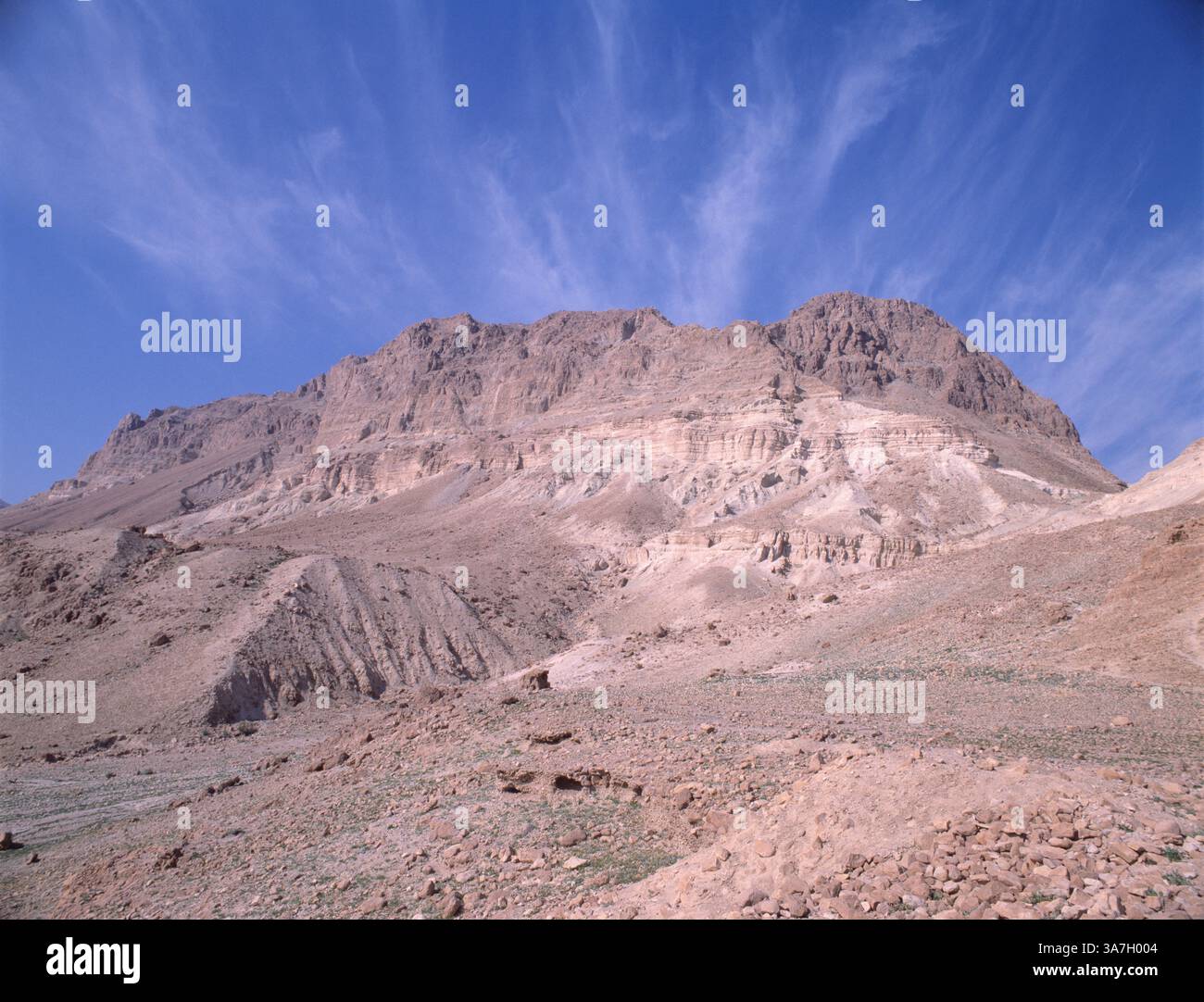 Israel. Region Tel Aviv-Yafo. Berg in der Wüste Negev. Stockfoto