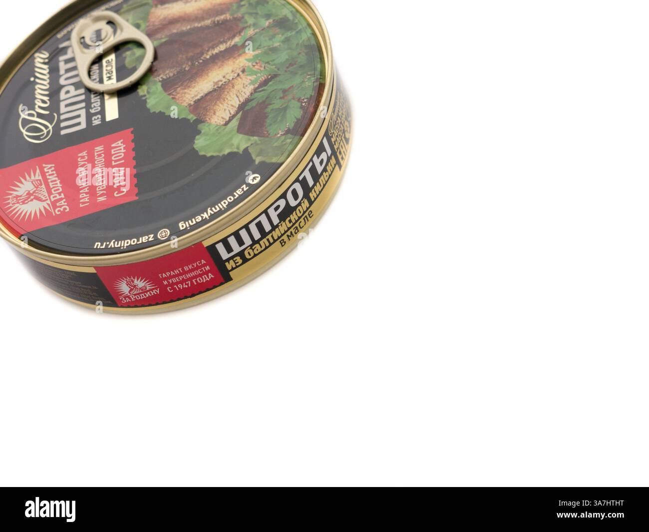 ZA Rodinu Baltikum in Öl. Stockfoto