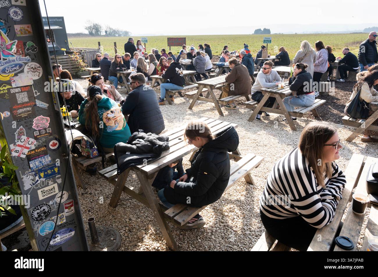Jeremy Clarkson's Diddly Squat Farm Shop in der Nähe von Chipping Norton, Oxfordshire Stockfoto