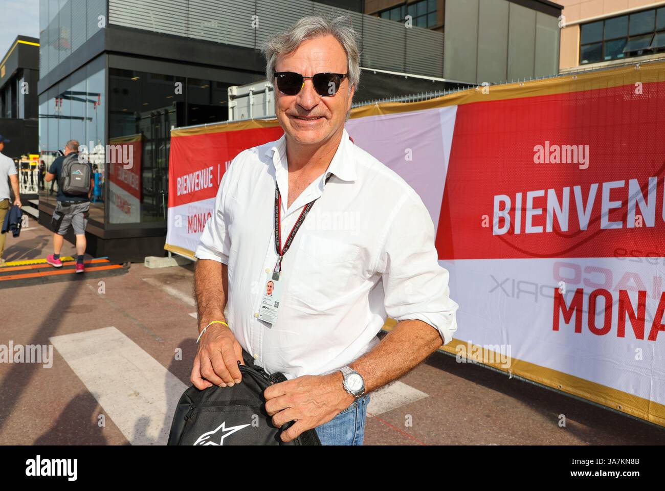 Monaco, Monte Carlo - 29. Mai 2022: FIA Formel-1-Weltmeisterschaft, Grand Prix von Monaco mit Rallye-Pilot Carlos Sainz Sr. Mandoga Media Deutschland Stockfoto