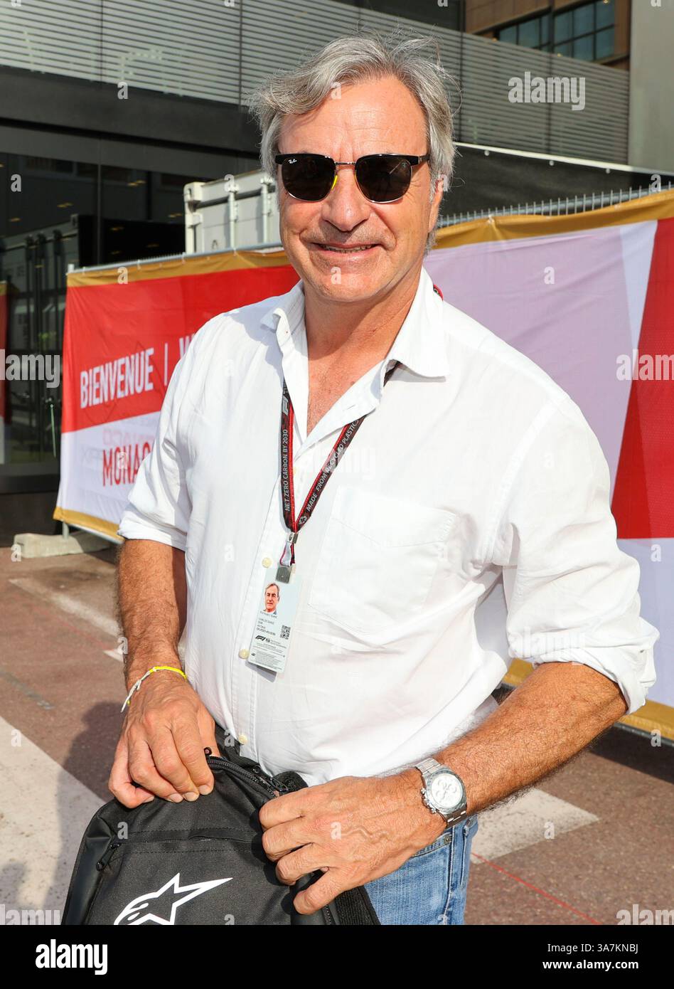 Monaco, Monte Carlo - 29. Mai 2022: FIA Formel-1-Weltmeisterschaft, Grand Prix von Monaco mit Rallye-Pilot Carlos Sainz Sr. Mandoga Media Deutschland Stockfoto