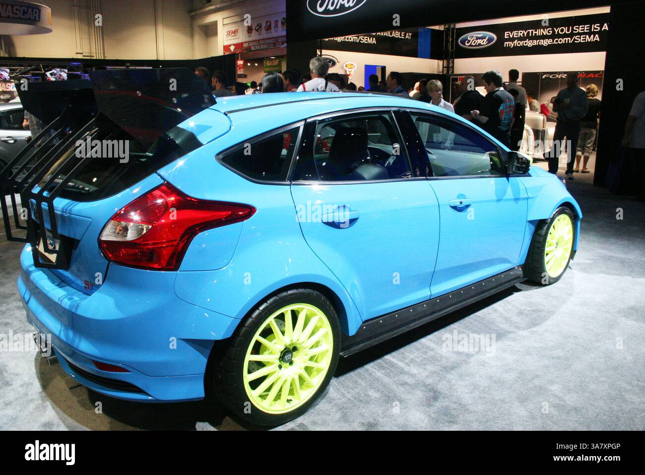 Der FORD FOCUS ST 2013 von GALPIN AUTO SPORT Dienstag, 30. Oktober 2012 auf der Specialty Equipment Market Association SEMA Show in Las Vegas, NV. (Kreditbild: © Barry Sweet/ZUMAPRESS.com) Stockfoto