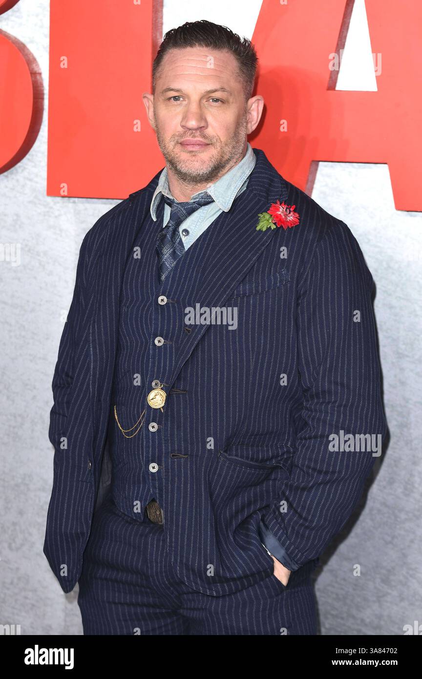 Tom Hardy bei der Premiere der Paramount Serie MobLand im Odeon Luxe Leicester Square. London, 27.03.2025 *** Tom Hardy bei der Premiere der Paramount-Serie MobLand im Odeon Luxe Leicester Square London, 27 03 2025 Foto:XS.xVasx/xFuturexImagex mobland 5543 Stockfoto