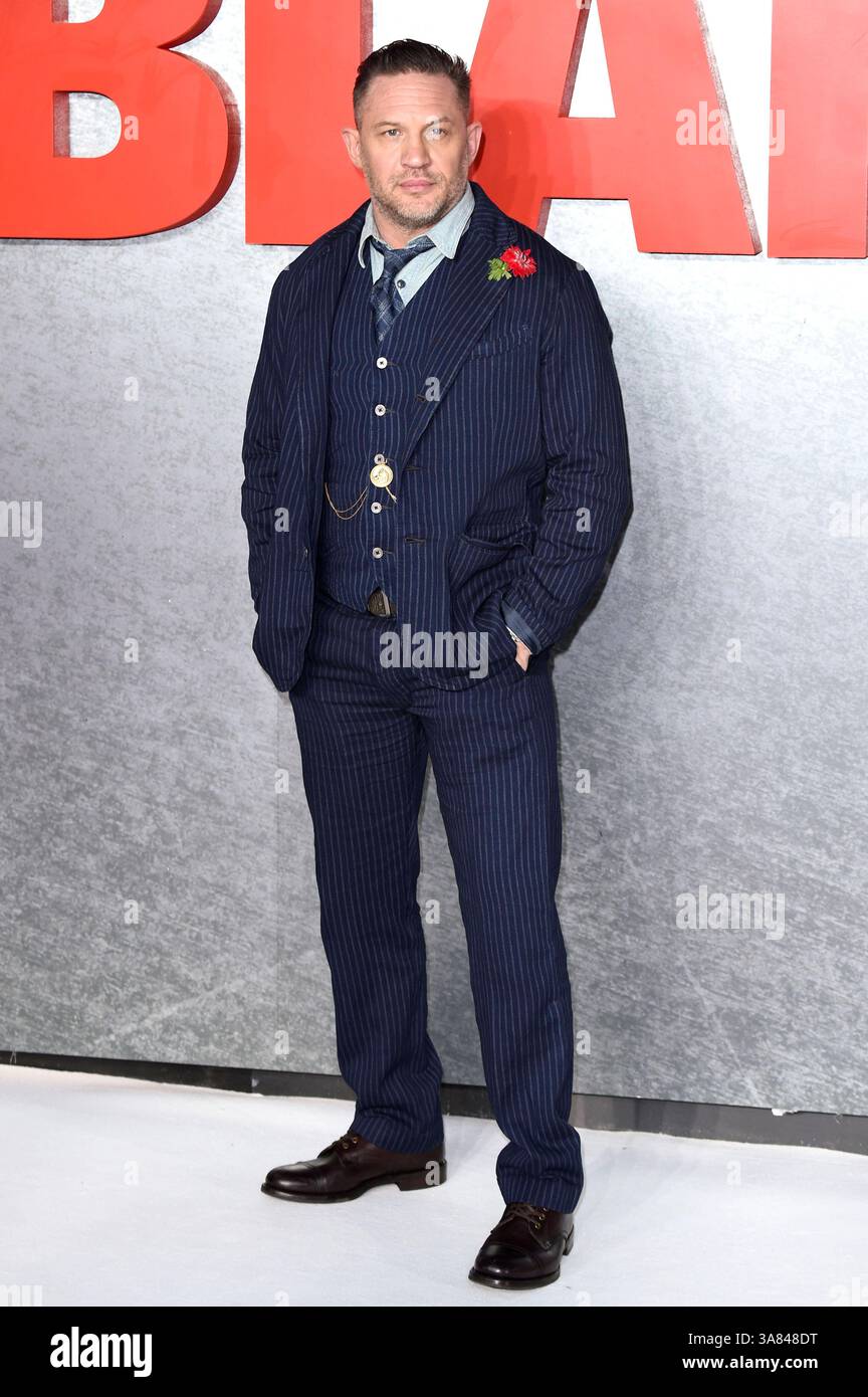 Tom Hardy bei der Premiere der Paramount Serie MobLand im Odeon Luxe Leicester Square. London, 27.03.2025 *** Tom Hardy bei der Premiere der Paramount-Serie MobLand im Odeon Luxe Leicester Square London, 27 03 2025 Foto:XS.xVasx/xFuturexImagex mobland 5542 Stockfoto